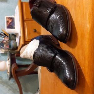 x-ray brand, black leather flats, nwot, sz 6.5